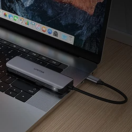UNITEK H1107K Hub USB-C 4xUSB 3.1 Gen1 5Gbps