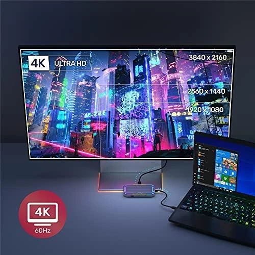 UNITEK HUB USB-C HDMI 2.0 RJ45 3.5mm PD 100W 10Gbps D1029A