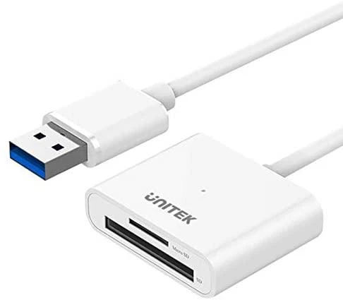 UNITEK Y-9321 Unitek USB3.0 į Micro SD / SD kortelių skaitytuvą, Y-9321
