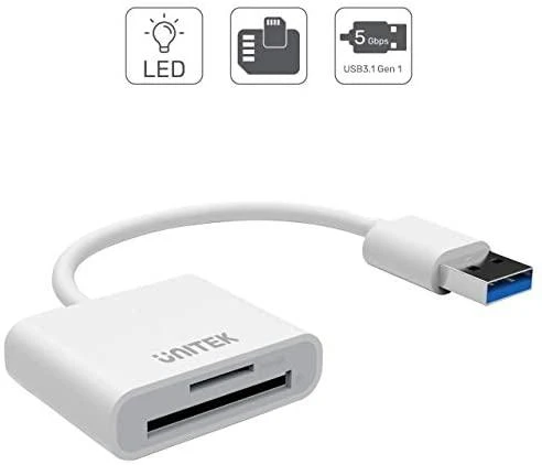 UNITEK Y-9321 Unitek USB3.0 į Micro SD / SD kortelių skaitytuvą, Y-9321