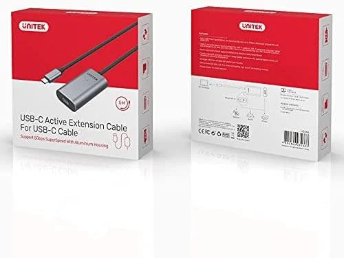 UNITEK U304A Unitek kabelis USB-C 3.1 – aktyvus USB-A plėtinys, 5 m, M/F U304A