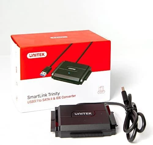 UNITEK Y-3324 Unitek konverteris USB 3.0 į IDE+SATA II su įjungimo/išjungimo jungikliu, Y-3324