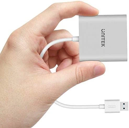 UNITEK Y-9313D Unitek USB3.0 į Multi-In-One Aliuminio kortelių skaitytuvą (su USB Type-C adapteriu)
