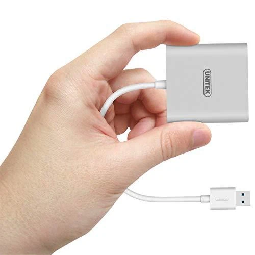 UNITEK Y-9313D Unitek USB3.0 į Multi-In-One Aliuminio kortelių skaitytuvą (su USB Type-C adapteriu)