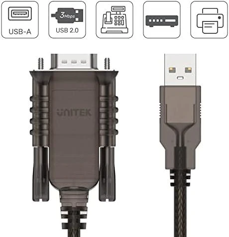 UNITEK Y-108 Unitek konverteris USB 2.0. į serijinį (DB9M), Y-108