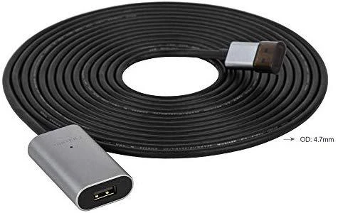 UNITEK Y-271 Unitek Cable USB 2.0 Active Extension, 5m, Alu., Y-271