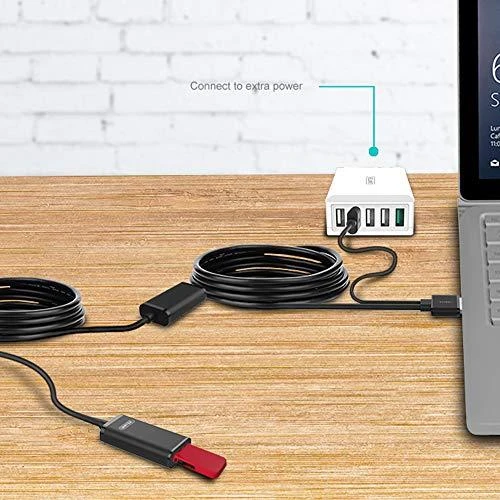UNITEK Y-278 Unitek Cable USB 2.0 Active Extension, 10m, Y-278