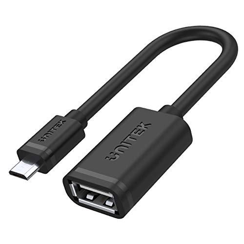 UNITEK Y-C438GBK Unitek kabelis OTG USB 2.0. AF į microUSB BM, Y-C438GBK