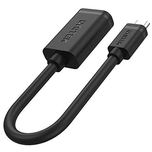 UNITEK Y-C438GBK Unitek kabelis OTG USB 2.0. AF į microUSB BM, Y-C438GBK