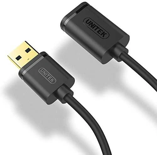 UNITEK Y-C456GBK Unitek USB plėtinio keitiklis USB3.0 AM-AF, 0,5m Y-C456GBK