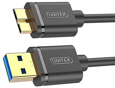 "UNITEK Y-C463GBK Unitek kabelis USB 3.0 microUSB Type-B į USB, 2.0m; Y-C463GBK"