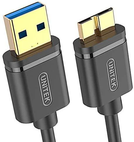 "UNITEK Y-C463GBK Unitek kabelis USB 3.0 microUSB Type-B į USB, 2.0m; Y-C463GBK"