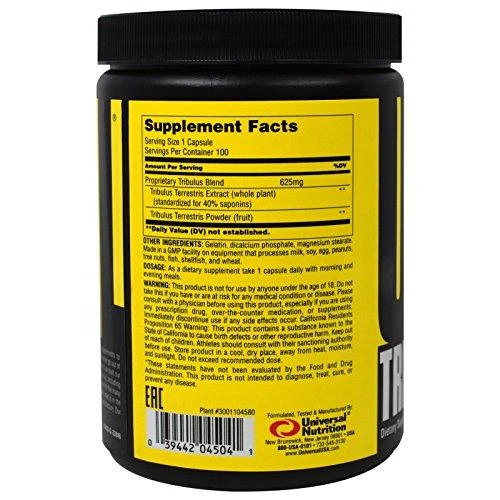 Universal Nutritions Universal Nutrition TRIBULUS PRO 110 kaps.