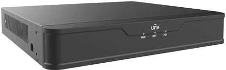 Uniview NVR, 8 kanalai, 8xPoE (maks. 108W), H.265, 1x HDD (maks. 6TB), pralaidumas 64/48Mbps, HDMI, VGA, 2xUSB 2.0, garsas, ONVIF