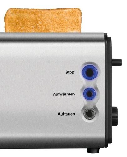 Skrudintuvas Unold Toaster 38915 Nerūdijantis plienas, Nerūdijantis plienas, 1400 W, Number of slots 2, Bun warmer included