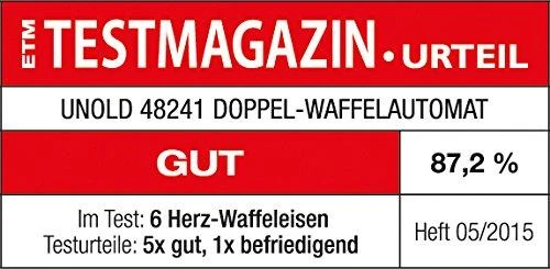 Vaflinė Unold 48241, dviems vafliams