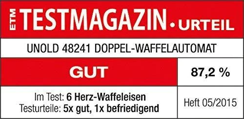 Vaflinė Unold 48241, dviems vafliams