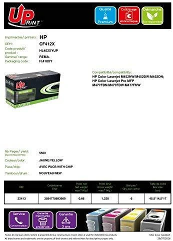 Toneris UPrint Geltona pakeitimo 410X (H.410XY)
