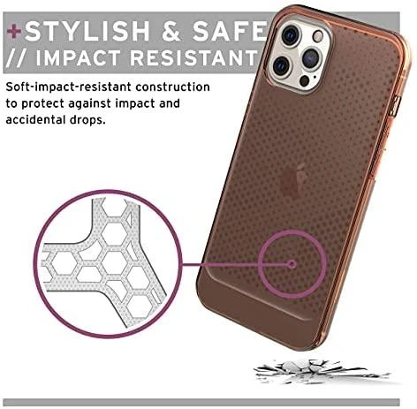 UAG Urban Armor Gear dėklas LUCENT, skirtas IPHONE 12 Pro Max oranžinis