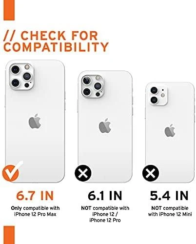 UAG Urban Armor Gear dėklas LUCENT, skirtas IPHONE 12 Pro Max oranžinis