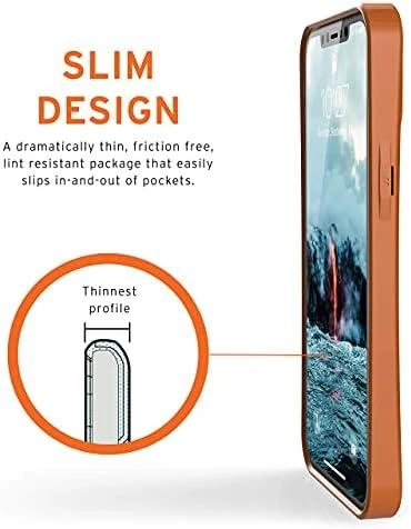 Urban Armor Gear Oranžinis CASE DĖKLAS UAG URBAN RUGGED GEAR OUTBACK BIO IPHONE 12 PRO MAX Oranžinis