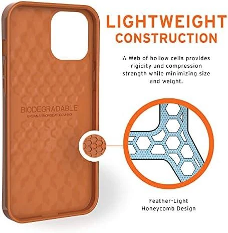 Urban Armor Gear Oranžinis CASE DĖKLAS UAG URBAN RUGGED GEAR OUTBACK BIO IPHONE 12 PRO MAX Oranžinis
