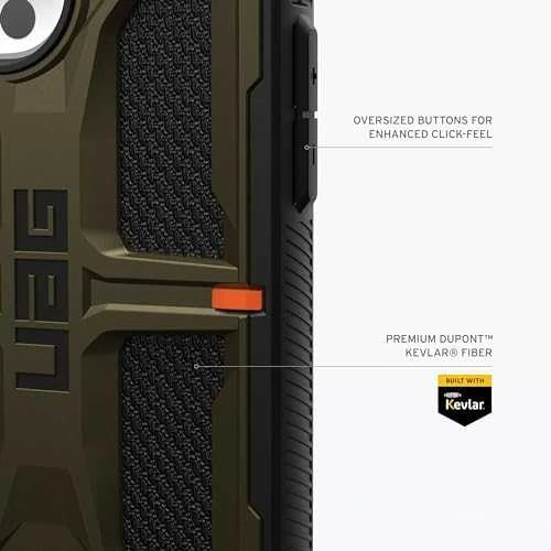 Urban Armor Gear UAG Monarch Apple iPhone 15 Pro Max - dėklas telefonui žalios spalvos kevlar