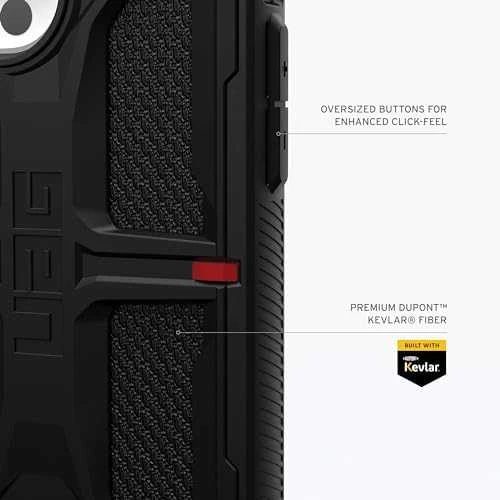 Urban Armor Gear UAG Monarch Apple iPhone 15 Pro - dėklas telefonui juodos spalvos kevlar