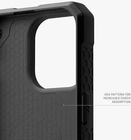 Urban Armor Gear UAG Monarch Pro su MagSafe iPhone 15 Pro - dark dėklas telefonui mėlynos spalvos