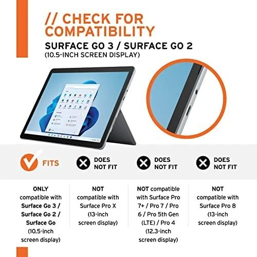 Urban Armor Gear UAG Metropolis, juodas - Microsoft Surface Go 3/Go2/Go