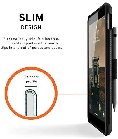 Urban Armor Gear Dėklas na tablet Urban UAG Hand Strap - obudowa ochronna su laikikliu na dłoń do iPad 10.2'' (wersja OEM)
