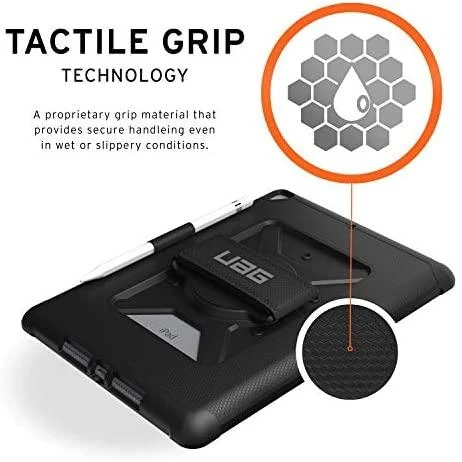 Urban Armor Gear Dėklas na tablet Urban UAG Hand Strap - obudowa ochronna su laikikliu na dłoń do iPad 10.2'' (wersja OEM)