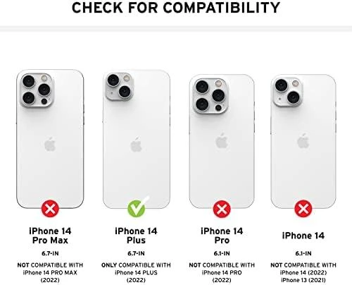 UAG Urban Armor Gear dėklas MONARCH, suderinamas su „MagSafe“, skirtas IPHONE 14 Plus, anglies pluošto