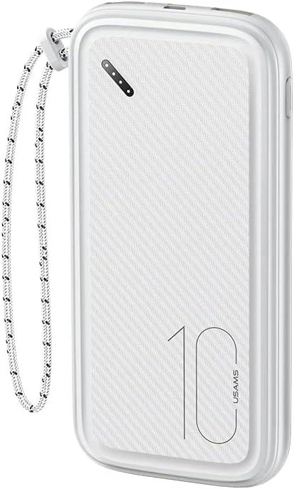 USAMS POWERBANK CD150 WITH BELT 10000MAH Baltas