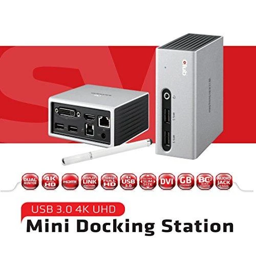 Club 3D CLUB3D SenseVision USB 3.0 4K UHD mini prijungimo stotis