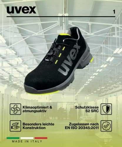 Uvex 8544.8 S2 SRC Kištukinis Suaugusiems Juoda