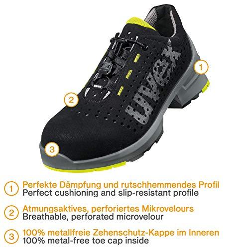 Uvex 8543.8 S1 SRC Kištukinis Suaugusiems Juoda
