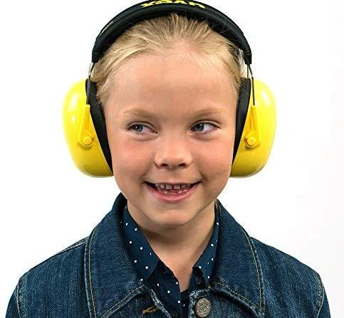 Apsauginės ausinės vaikams Uvex Junior, SNR:29dB, geltonos