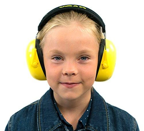 Apsauginės ausinės vaikams Uvex Junior, SNR:29dB, geltonos