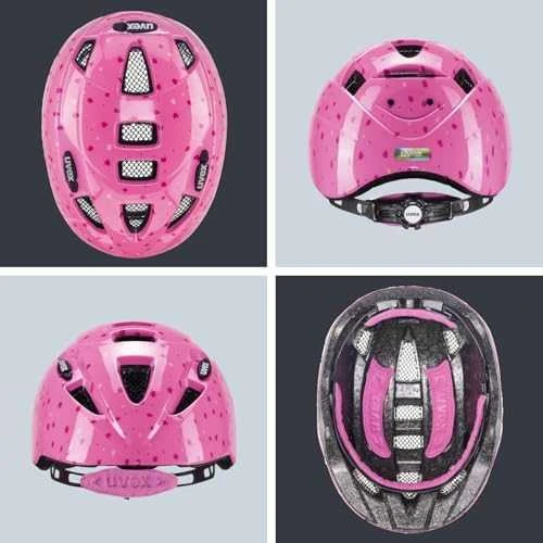 Šalmas Uvex kid 2 pink confetti-46-52CM