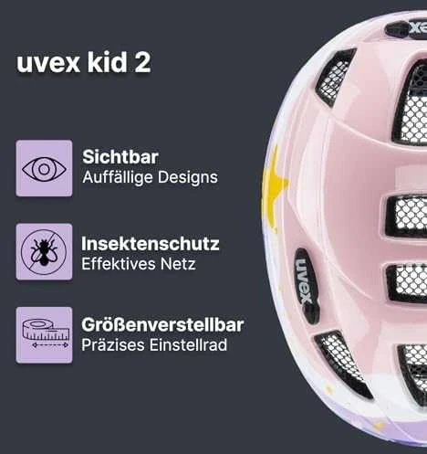 Šalmas Uvex kid 2 princess-46-52CM