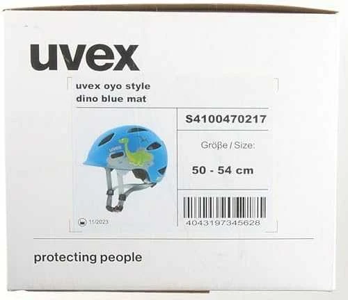 Šalmas Uvex Oyo style dino mėlynas mat-50-54CM