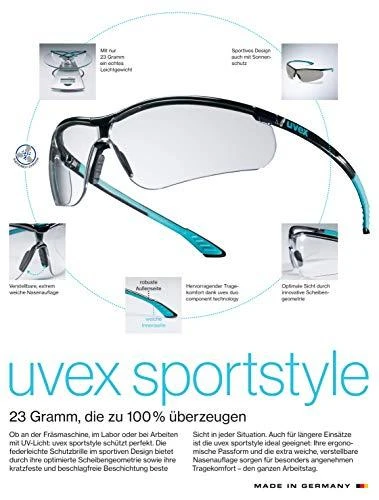 Uvex Sportstyle akiniai su technologinėmis schemomis