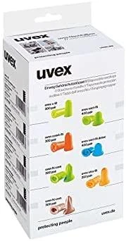 Ausų kamštukai Uvex x-fit papildymo dėžutė skirta one 2 click dispenseriui, 300 porų
