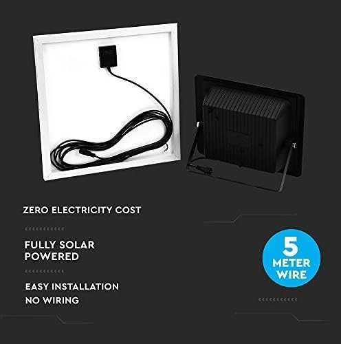 V-tac 20W LED prožektorius su saulės baterija.