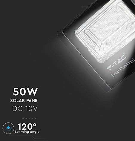 V-tac 20W LED prožektorius su saulės baterija.
