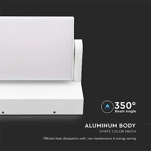 V-tac 17W LED paviršinis lauko šviestuvas, baltas, 3000K
