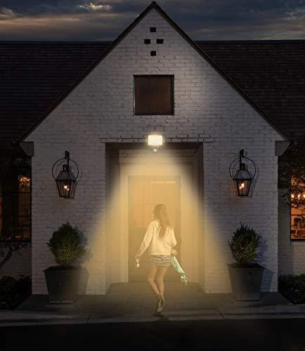 10W LED prožektorius V-TAC, 3000K (šiltai balta), su judesio davikliu, juodu korpusu, SAMSUNG LED chip