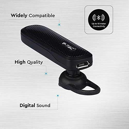 Bluetooth ausinės, 70mAh, juodos sp.