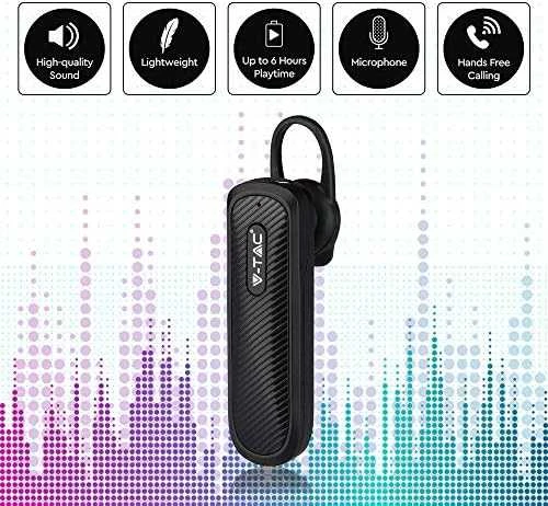 Bluetooth ausinės, 70mAh, juodos sp.